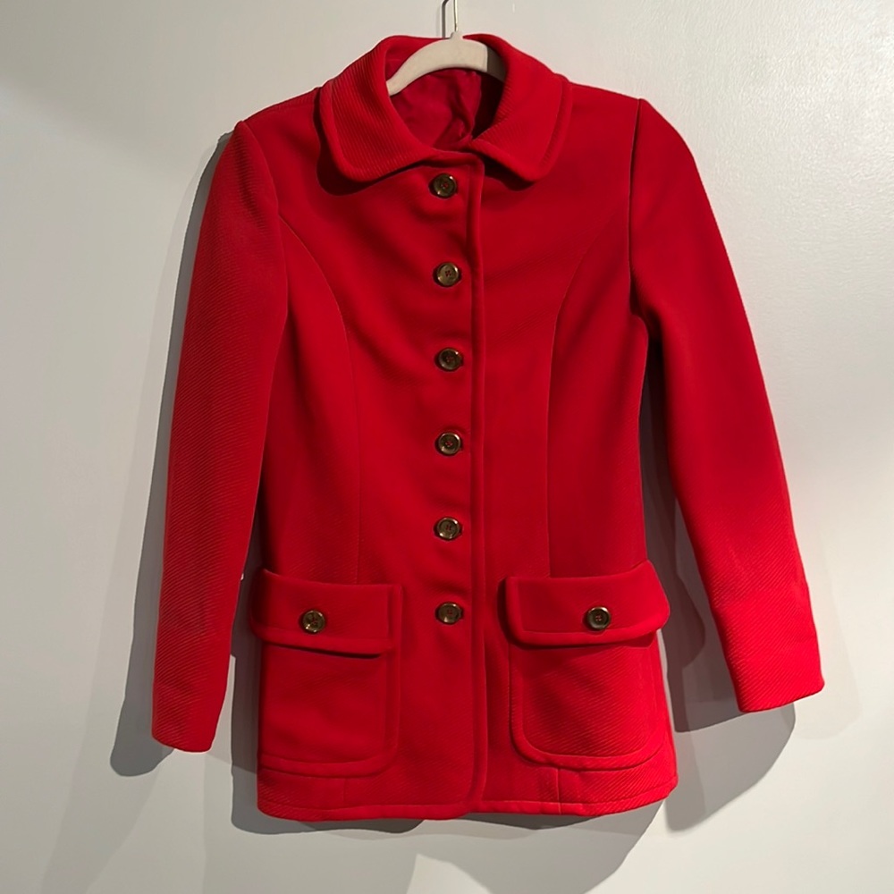 Vintage Red Blazer